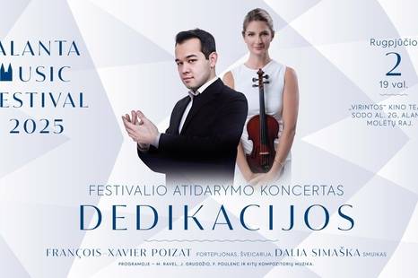 Dedikacijos. Festivalio atidarymo koncertas