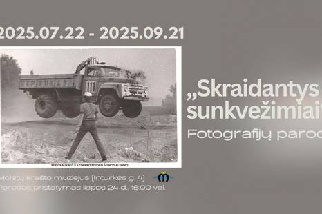 „Skraidantys sunkvežimiai“ fotografijų parodos atidarymas 