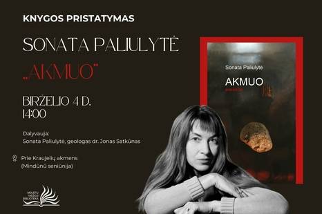 Sonatos Paliulytės knygos „Akmuo“ pristatymas