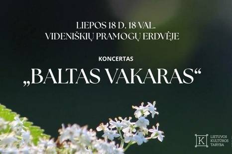 Koncertas Videniškiuose "Baltas vakaras"