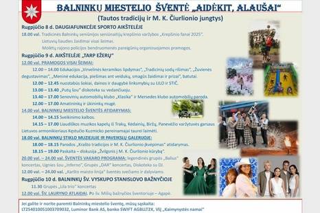 Balninkų miestelio šventė „Aidėkit, Alaušai“