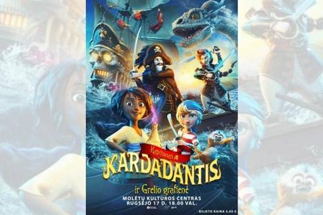 Animacinis filmas KAPITONAS KARDADANTIS IR GREILIO GRAFIENĖ 
