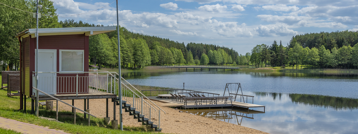 Badeplatz - Pastovis See, Molėtai