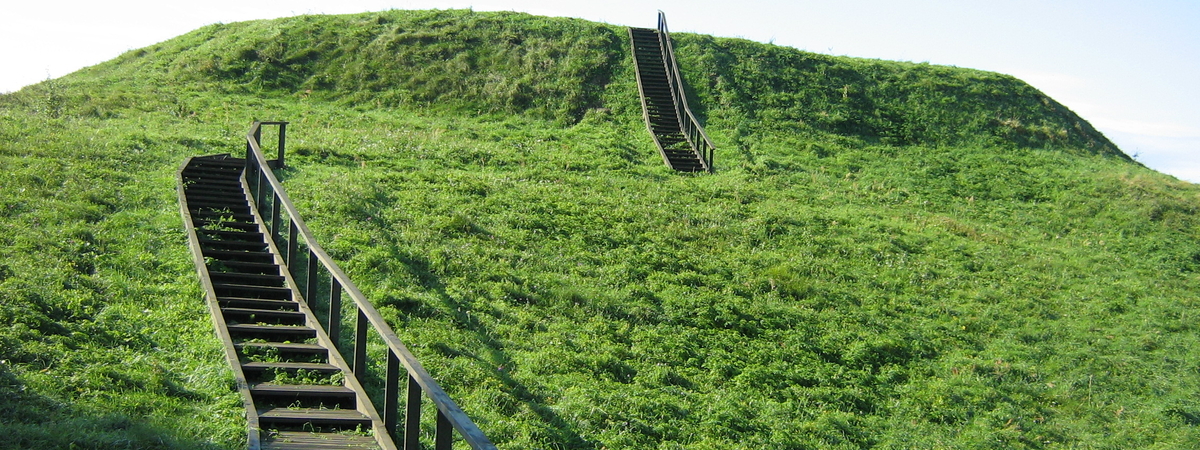 Liesėnai, Bendriai castle mound with settlement