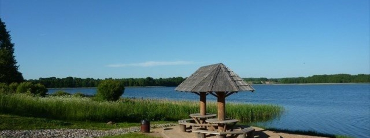 Miejsce do kąpieli - jezioro Kiemento, Giedraičių mstl.