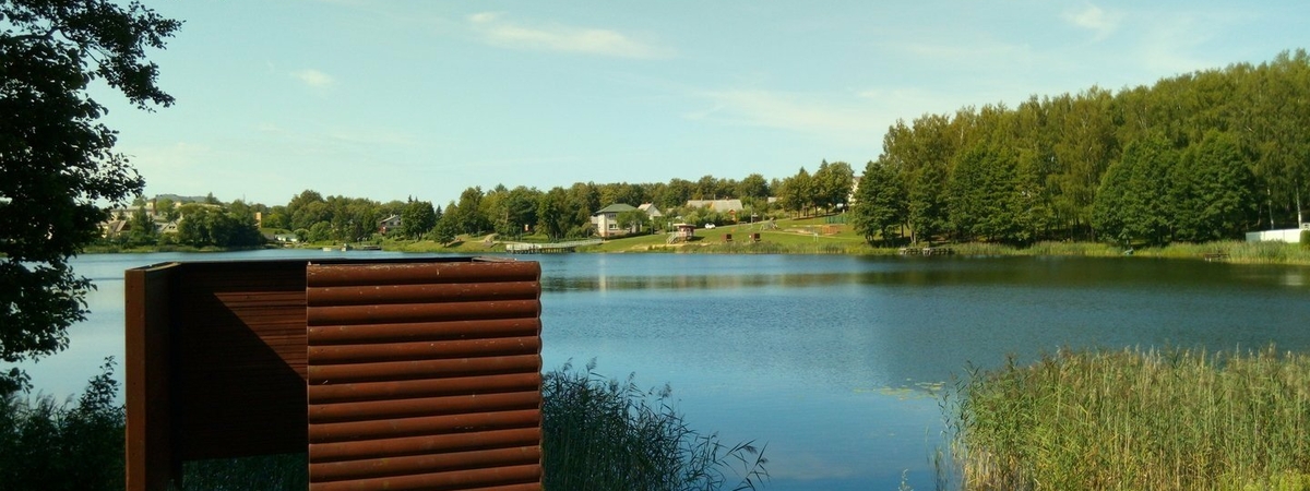 Swimming place - Lake Pastovis, Molėtai